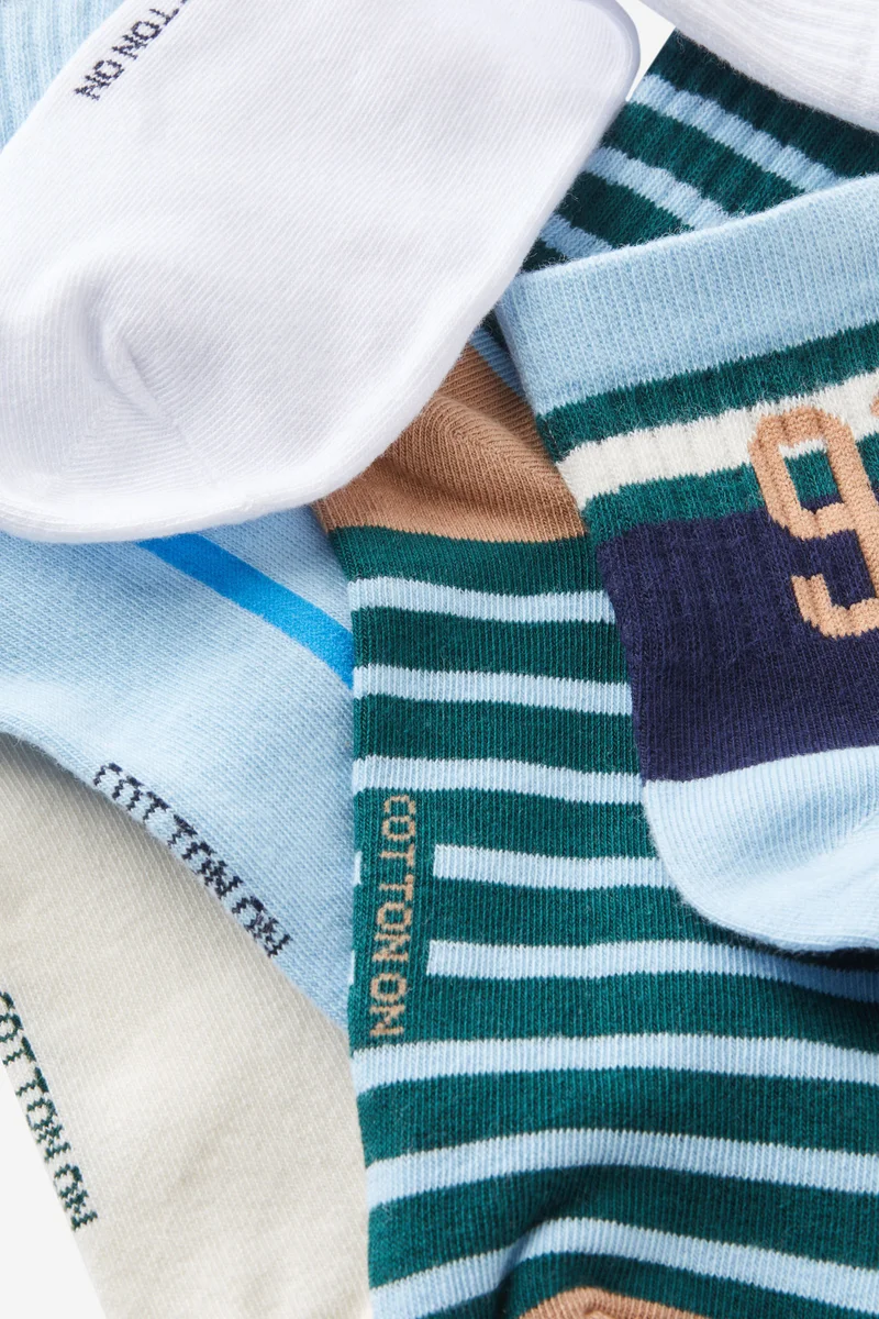 Rubi 5Pk Quarter Crew Sock